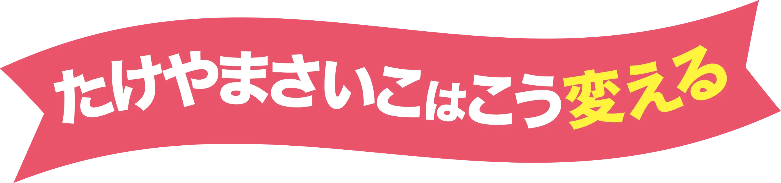 たけやまさいこはこう変える